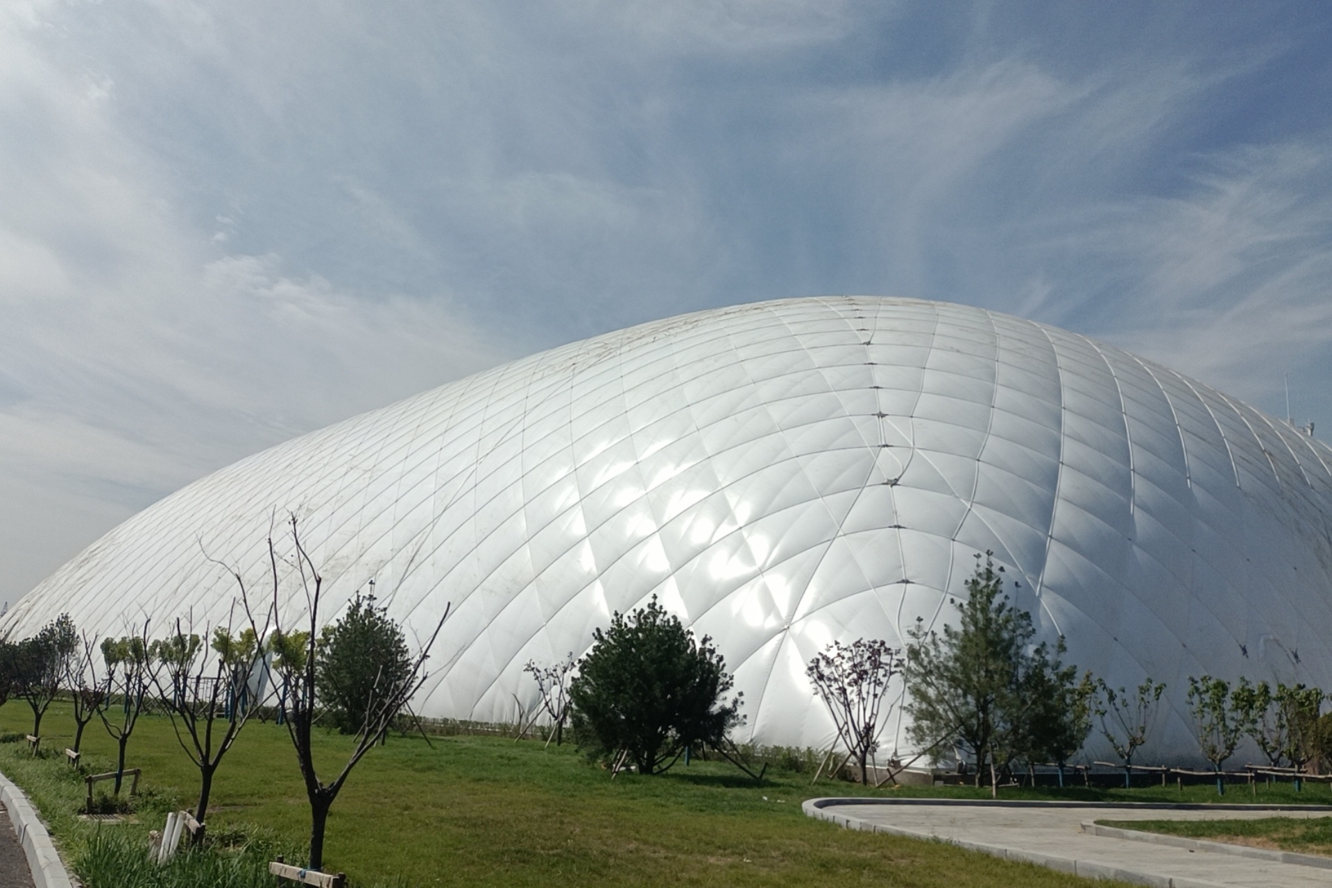 氣膜建筑的施工流程
